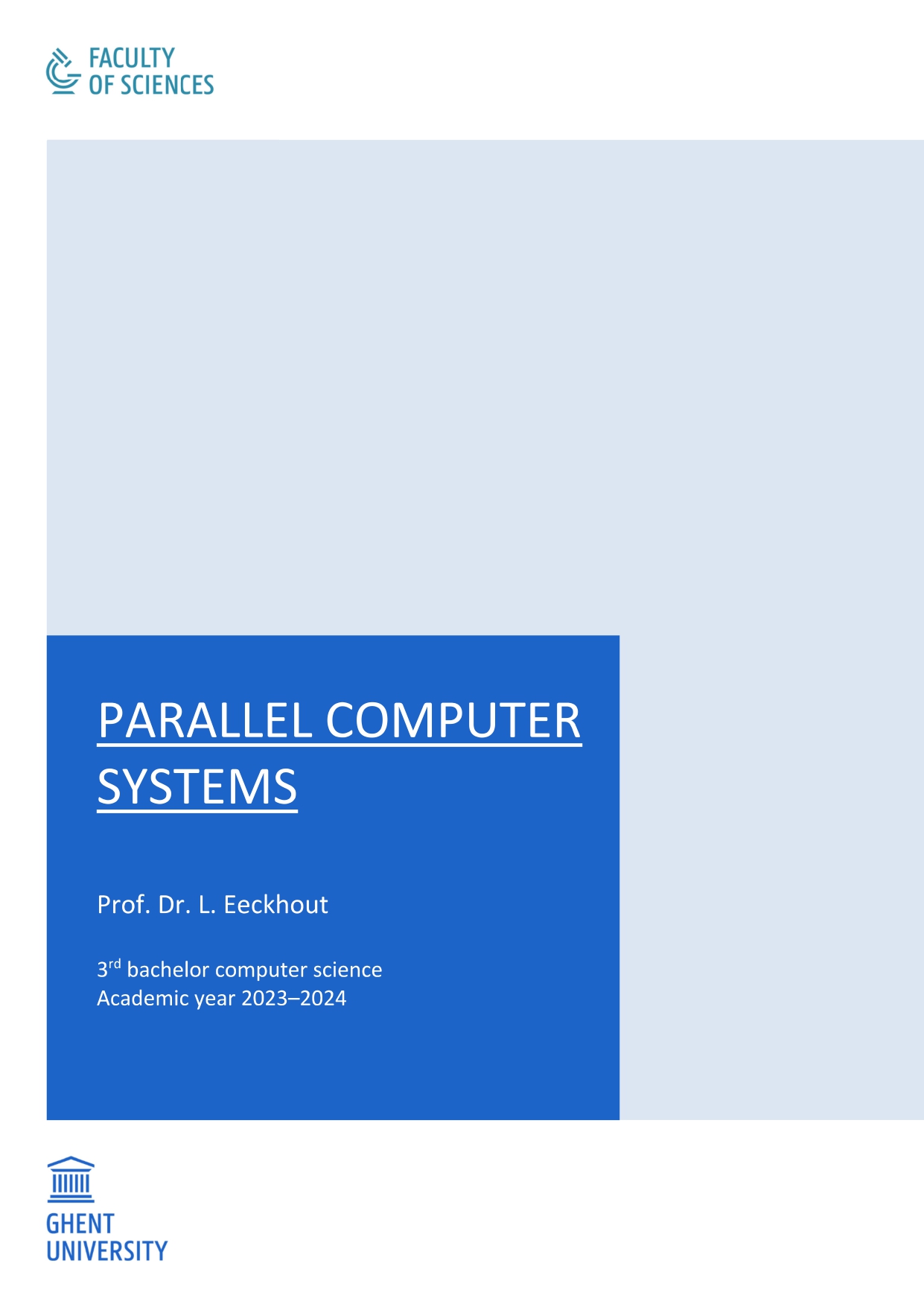Parallel computer systems