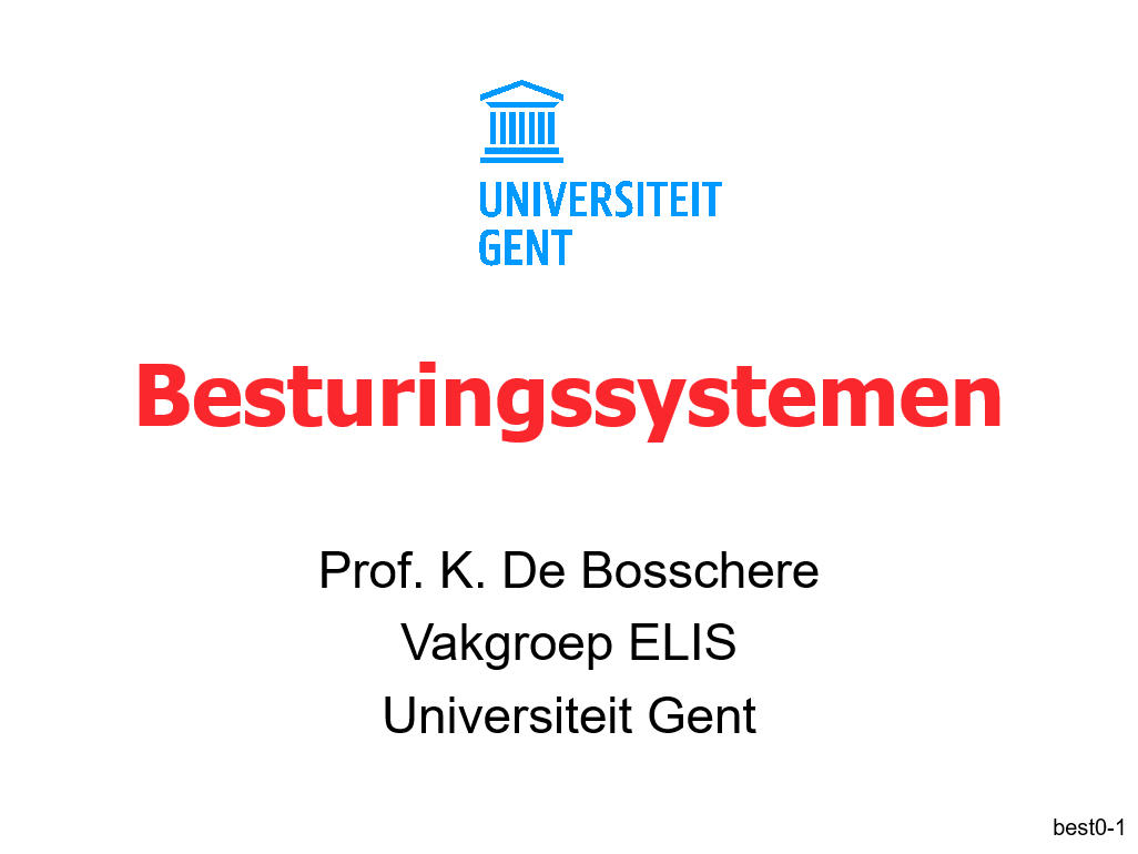 Besturingssystemen