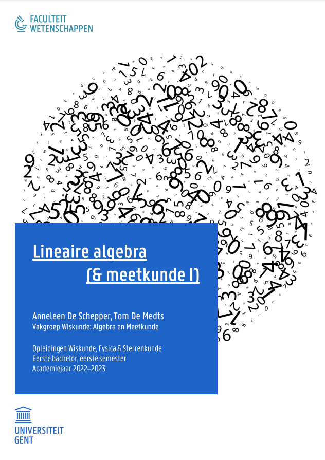 Lineaire algebra en meetkunde 1