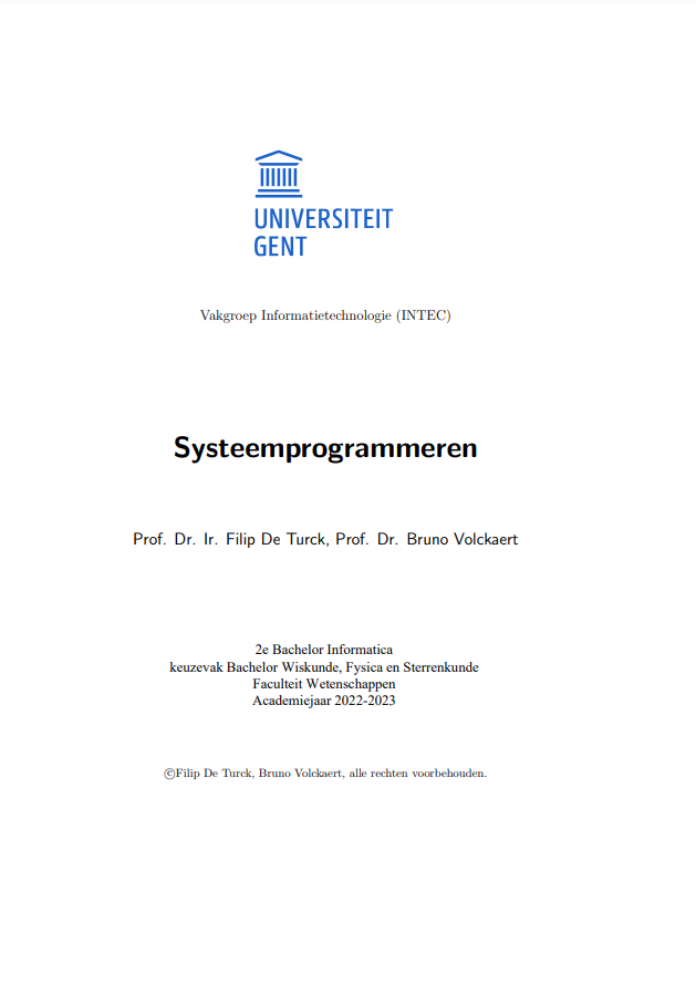 Systeemprogrammeren