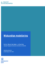 Wiskundige Modellering: cursus